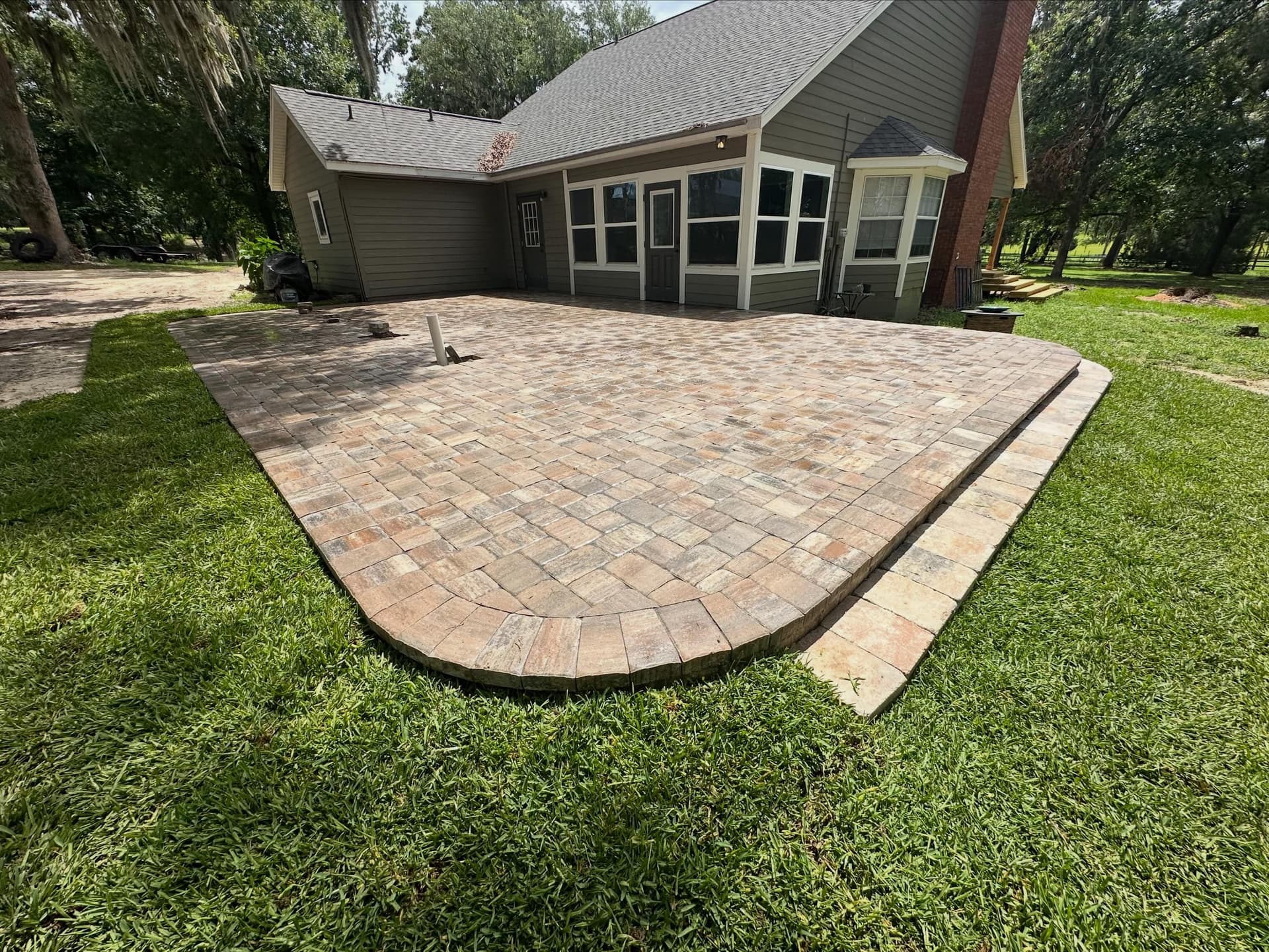 New Paver Patio Installed in High Springs image