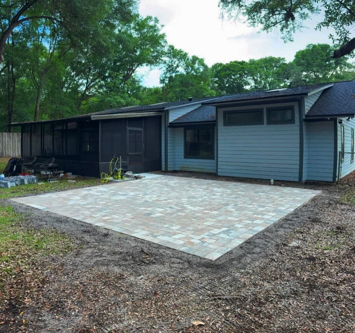 Belgard Paver Patio Installation in Gainesville FL image