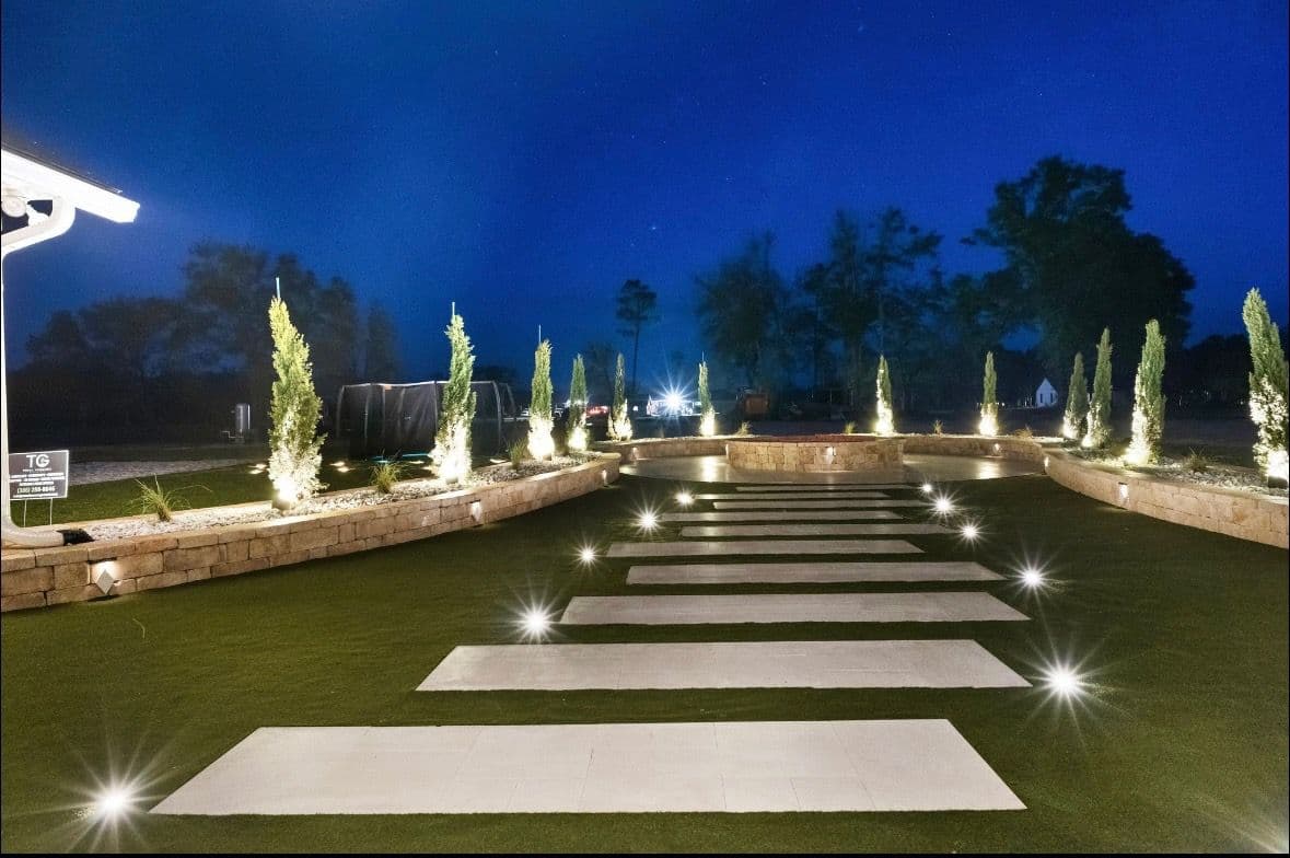Project Modern Night Garden Transformation image