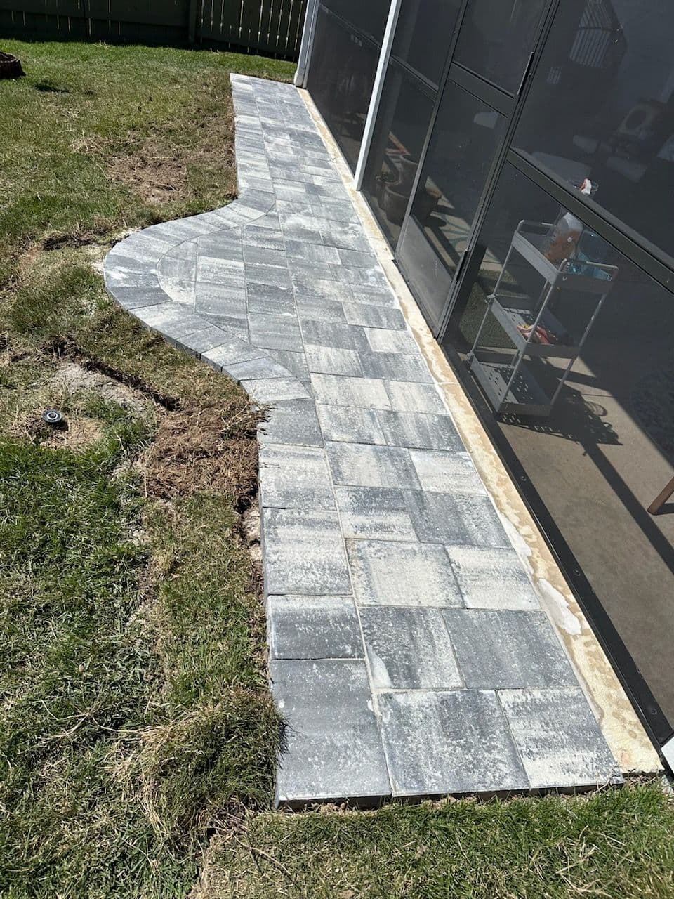 Project Gray Paver Walkway Installation image