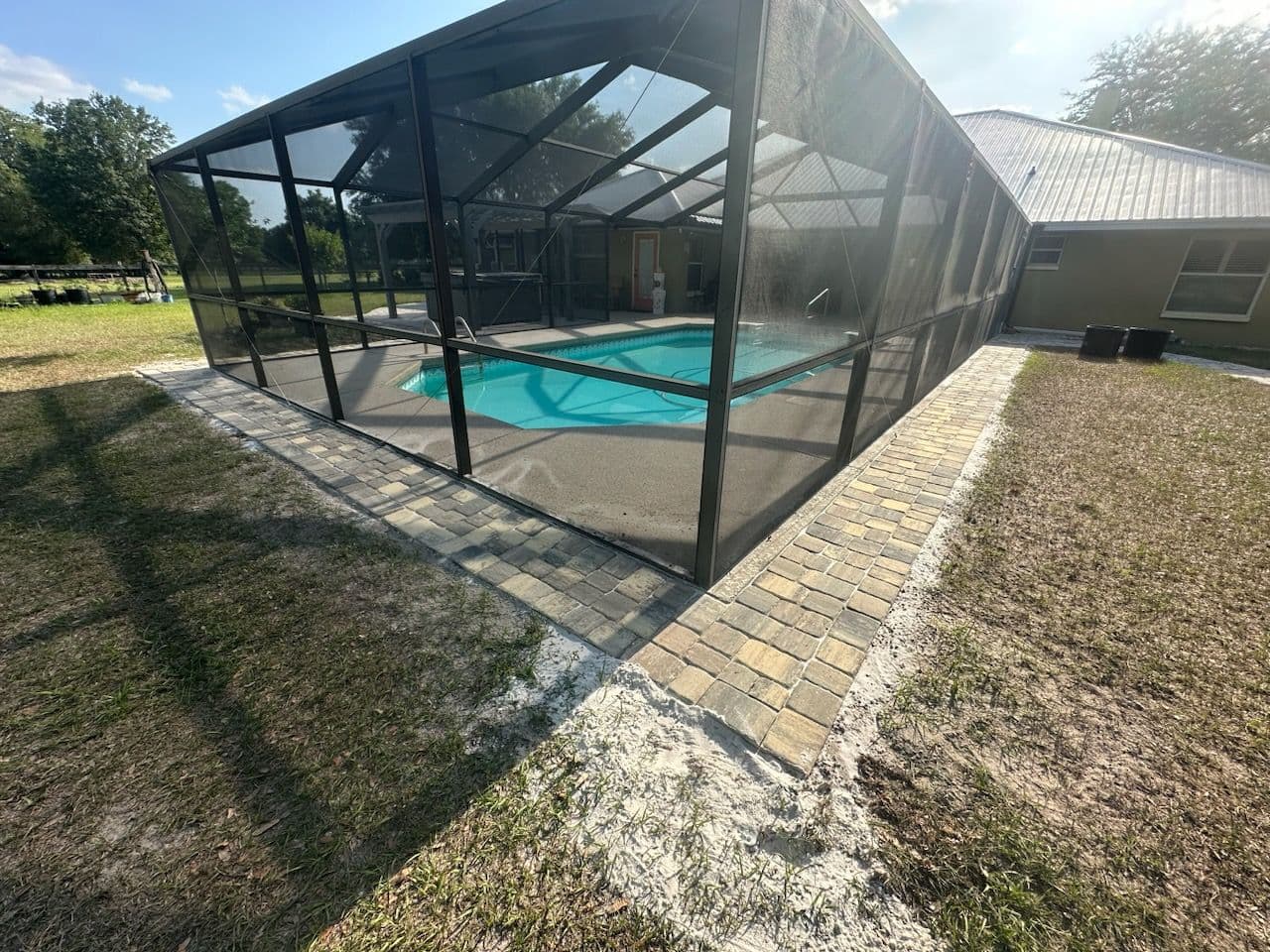 Project Poolside Transformation with Elegant Paver Pathway image